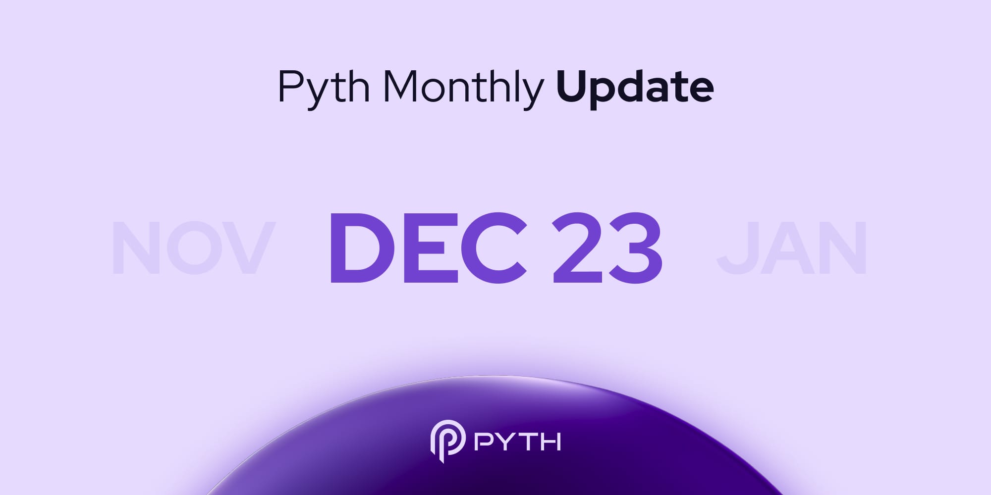 Pyth Monthly Update | December 2023